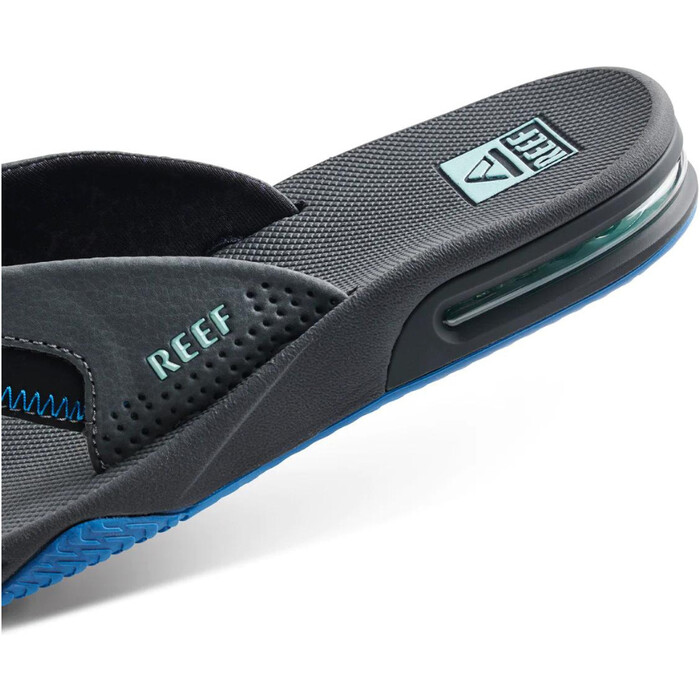 2024 Reef Mens Fanning Sandals CJ2911  - Gunmetal / Ocean